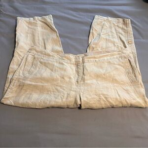 Eileen Fisher Linen Crop Pants